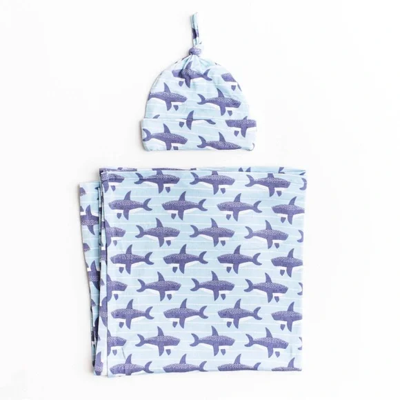 🦈LS OG Shark Swaddle Set🦈